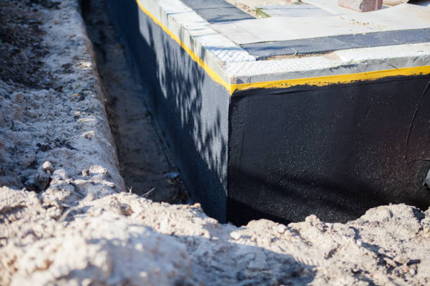 Professional Exterior Waterproofing technician working in Wrightstown, WI